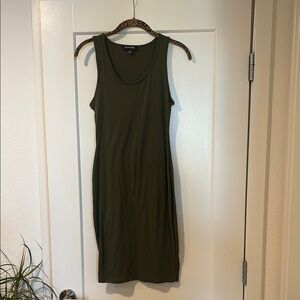 Lush Olive Green Maxi Dress